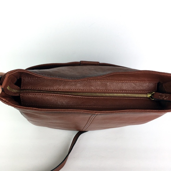 Frye Modern Crossbody Cognac Leather Bag - Picture 5 of 8